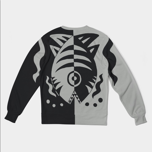 DeMarcus Alexan Here Fishy Pullover Sweater - Picture 2 of 3